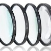 4 פילטרי זום איכותי למצלמה - 72mm