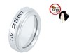פילטר מגן UV איכותי למצלמה - 25mm